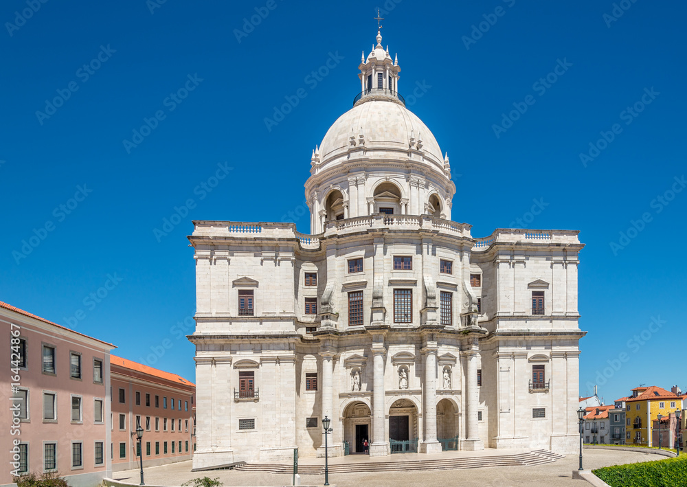 View at the Church of Santa Engracia - National Pantheon of Portugal in Lisbon