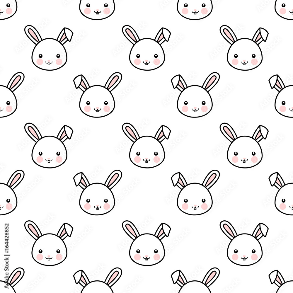 Rabbit Seamless Pattern Rabbit Seamless Pattern