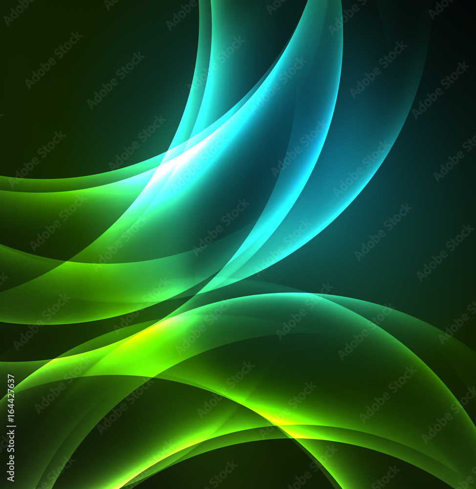 Glowing geometric shapes Glowing geometric shapes