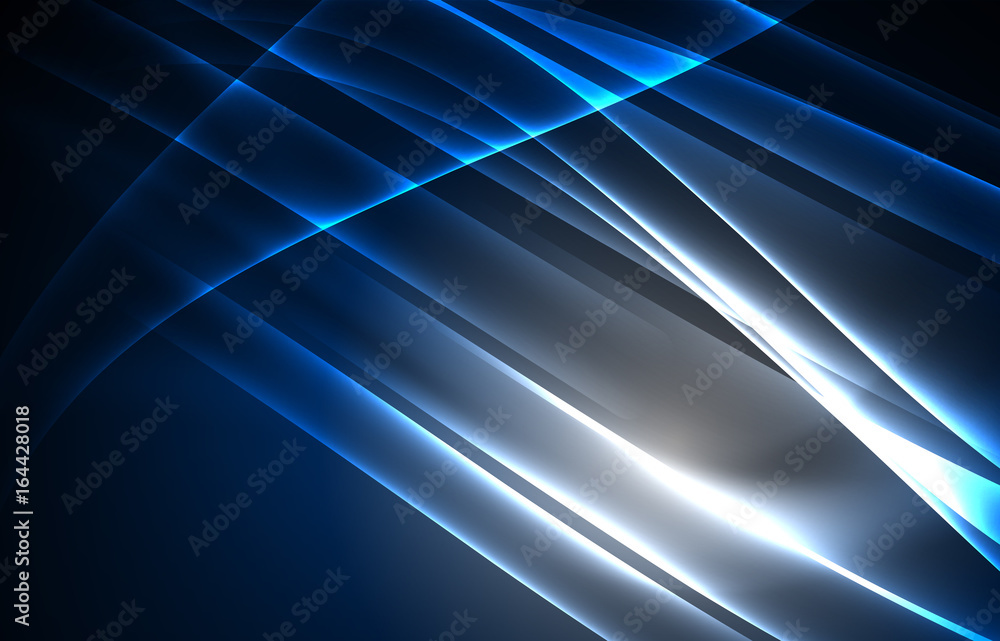 Vector polar lights concept background Vector polar lights concept background
