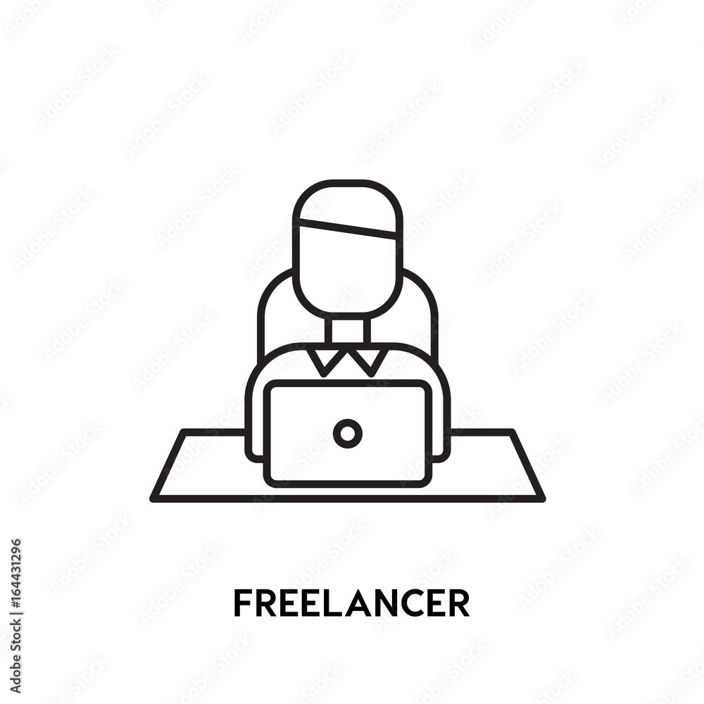Freelancer Vector Icon