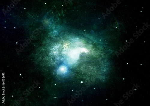 galaxy in a free space