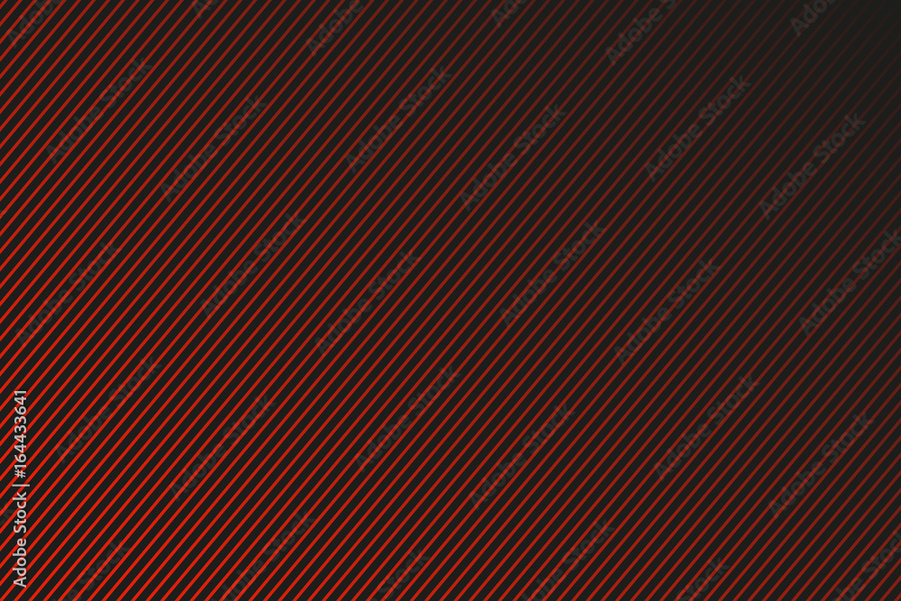 Fototapeta premium Dark abstract background, red and black striped pattern, vector illustration