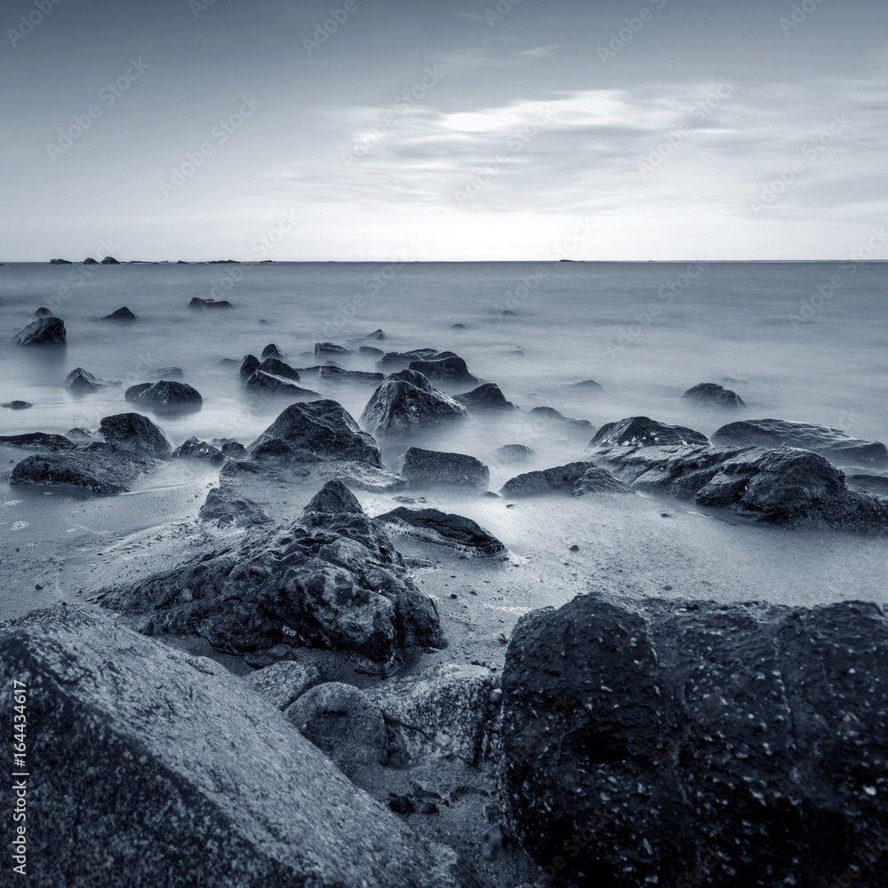 Obraz premium Slow speed shoot the sea
