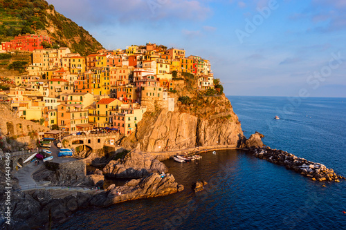 View of Manarola, Cinque Terre, Italy