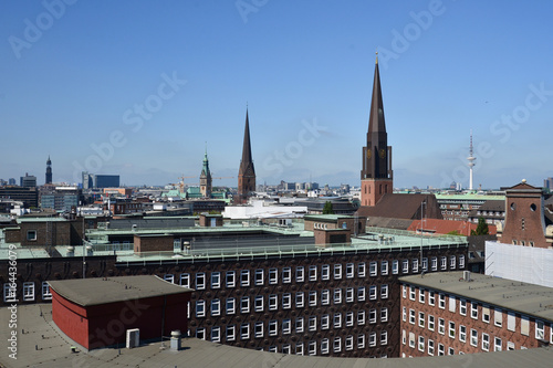 Blick über Hamburg