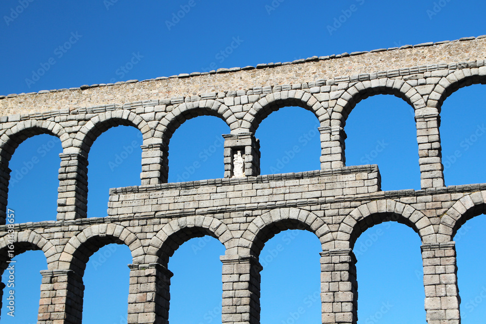 Aqueduct in Segovia, Spain 