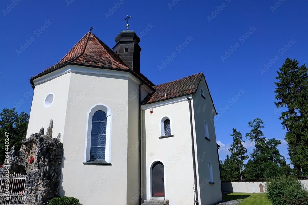 Wahlfahrtskirche Aggenhausen bei Mahlstetten im Landkreis Tuttlingen in Süddeutschland
