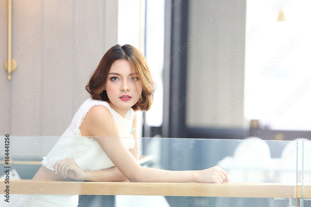 Beauty Spa Woman with perfect skin Portrait Caucasian on white background Beauty Spa Woman with perfect skin Portrait Caucasian on white background