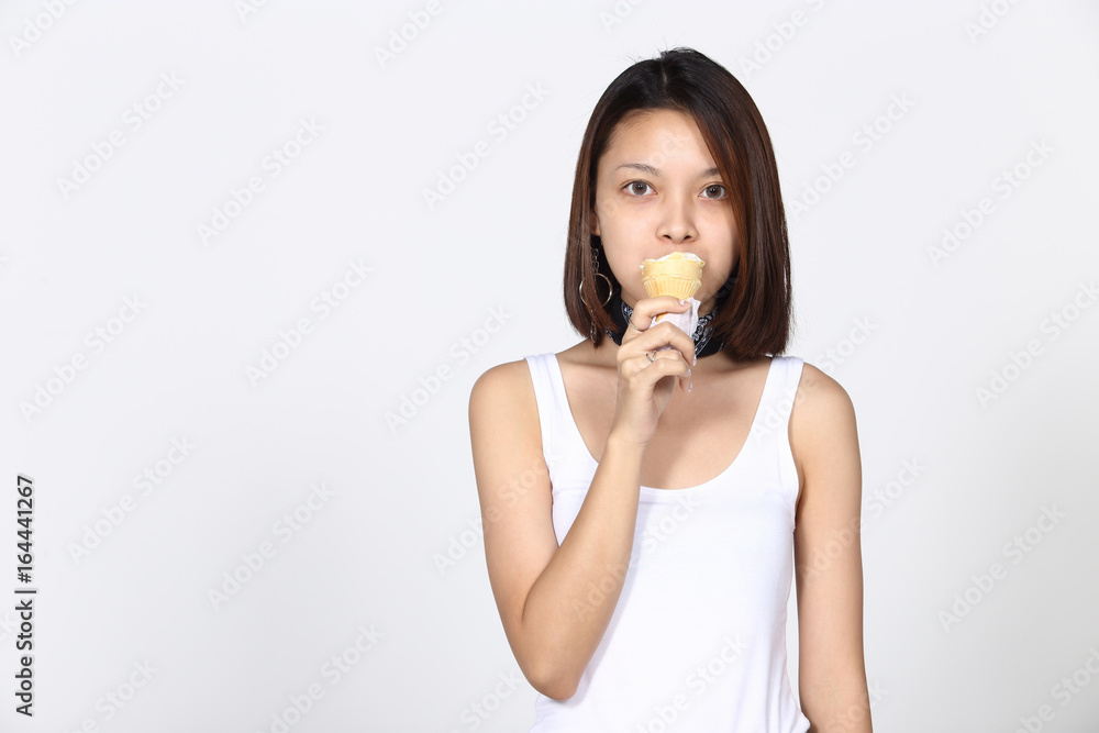 Beauty Spa Woman with perfect skin Portrait Caucasian on white background Beauty Spa Woman with perfect skin Portrait Caucasian on white background