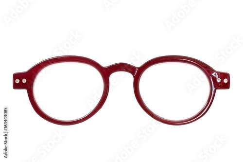 Glasses isolated on white background for applying on a portrait