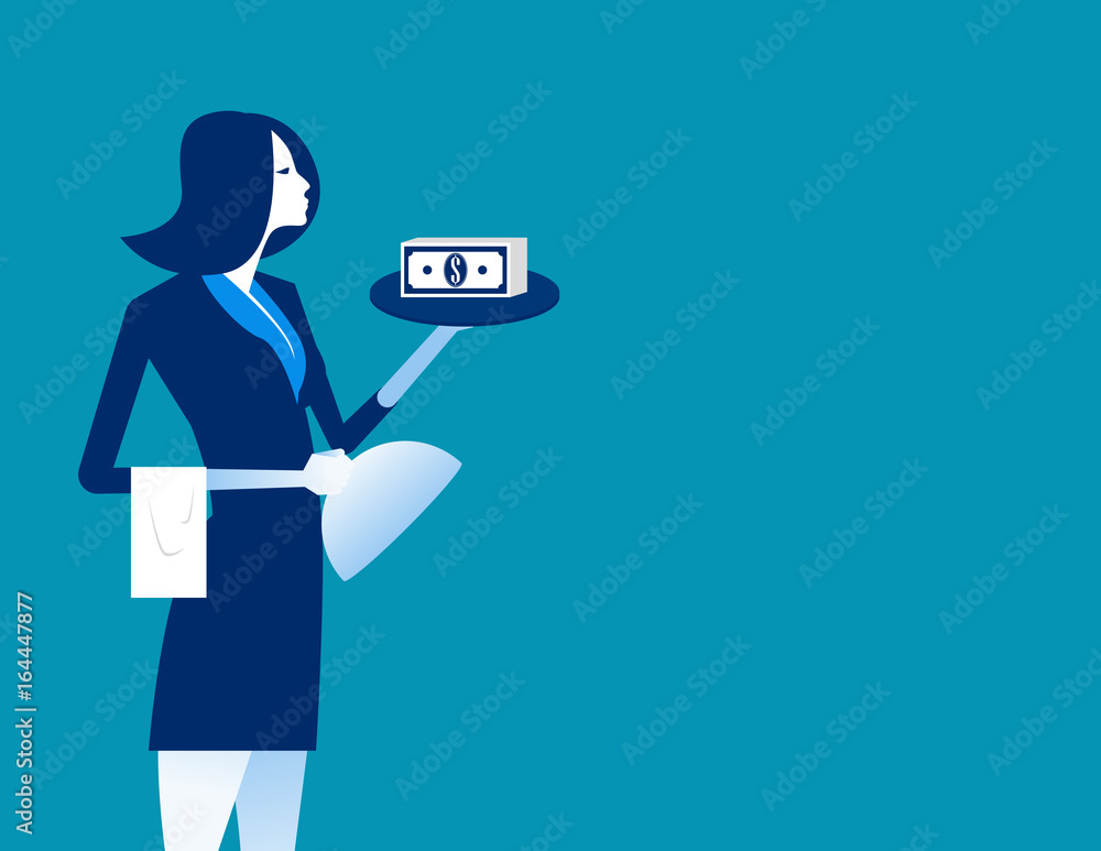 Business order service. Concept business vector illustration. Business order service. Concept business vector illustration.