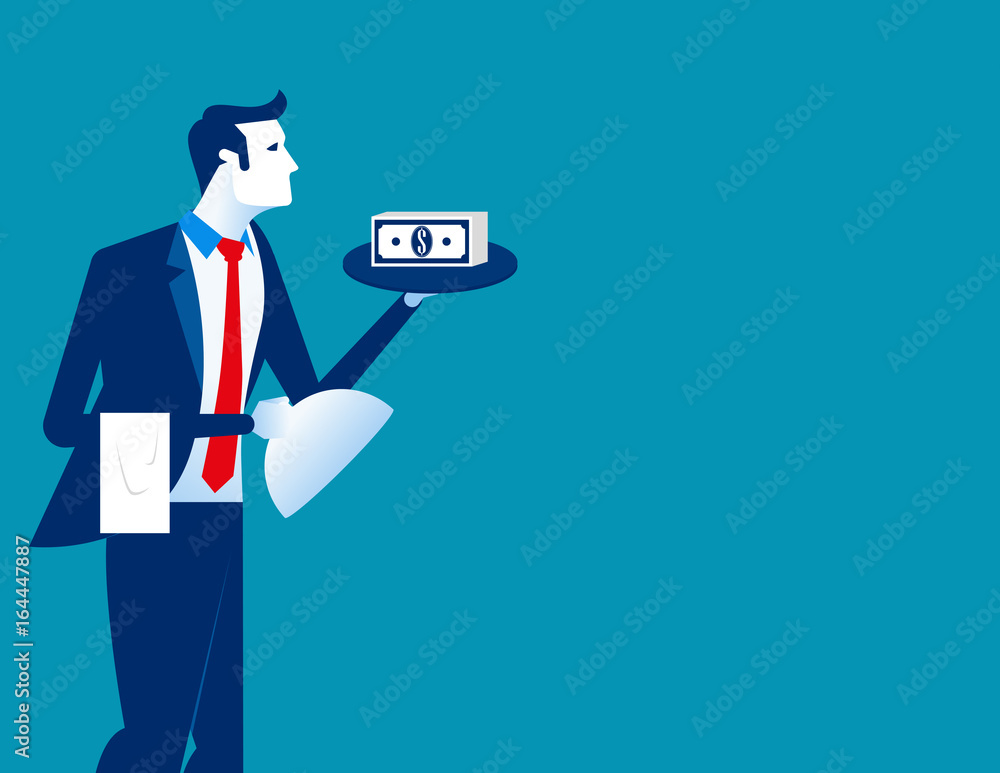 Business order service. Concept business vector illustration. Business order service. Concept business vector illustration.