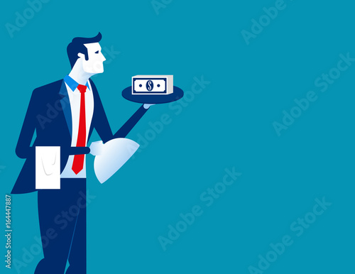 Business order service. Concept business vector illustration.