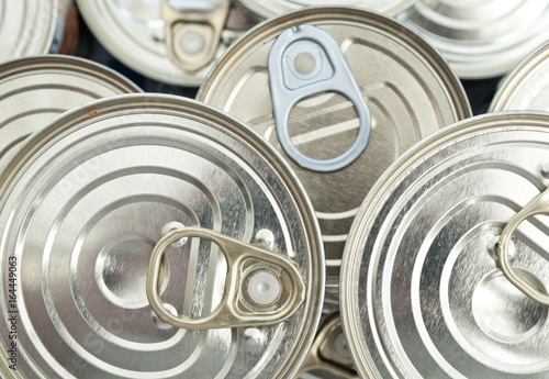 Top view of a cans