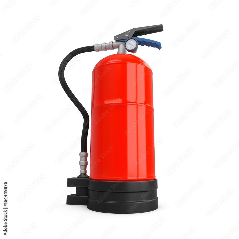 3D rendering Fire Extinguisher isolated on white background 3D rendering Fire Extinguisher isolated on white background