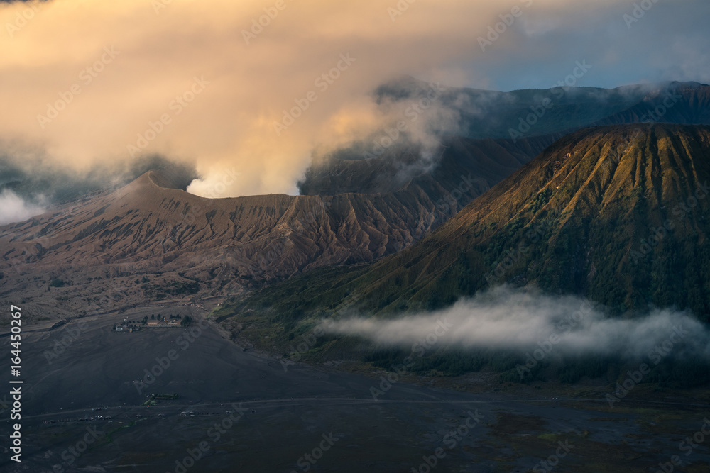 Bromo volcano mountain in a morning sunrise, East Java, Indonesia