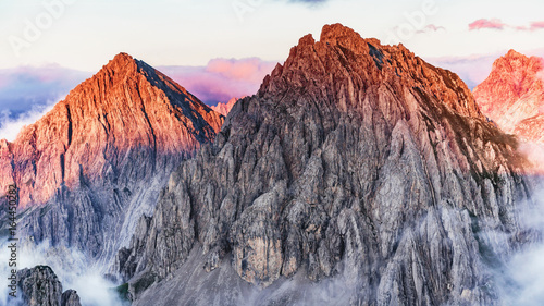 Amazing Mountains. Highlands of the Karwendel in the Alps