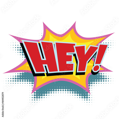 hey comic word