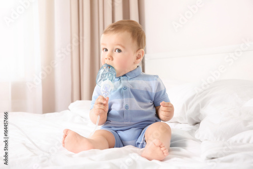Cute little baby with nebul...