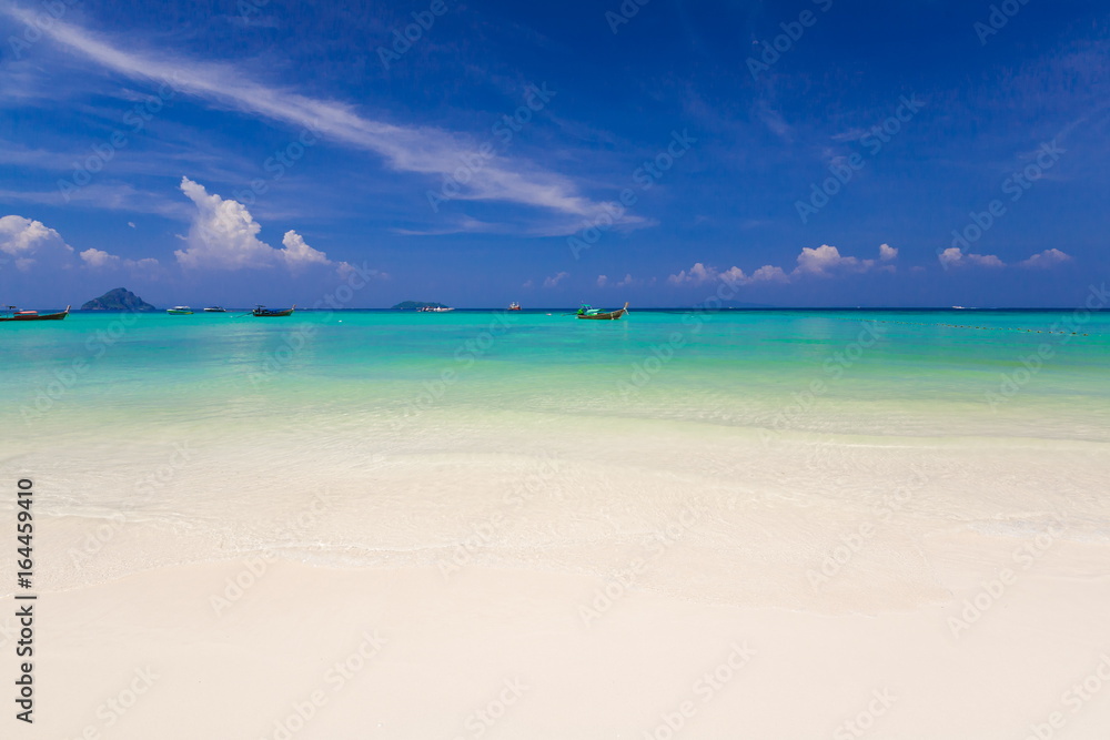 Thailand. Sea background. White sand Thailand. Sea background. White sand