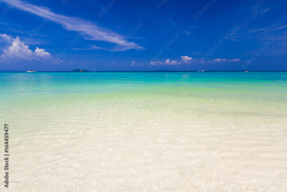 Thailand. Sea  background. White sand