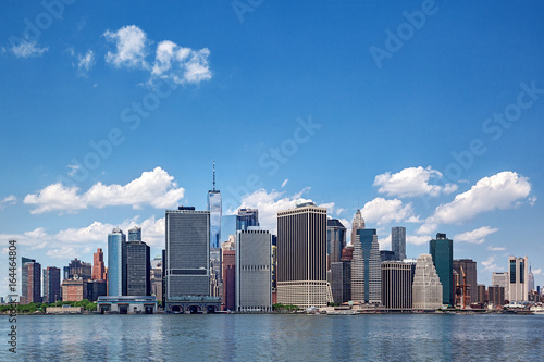 panoramic views of the New York City Manhattan © bluraz