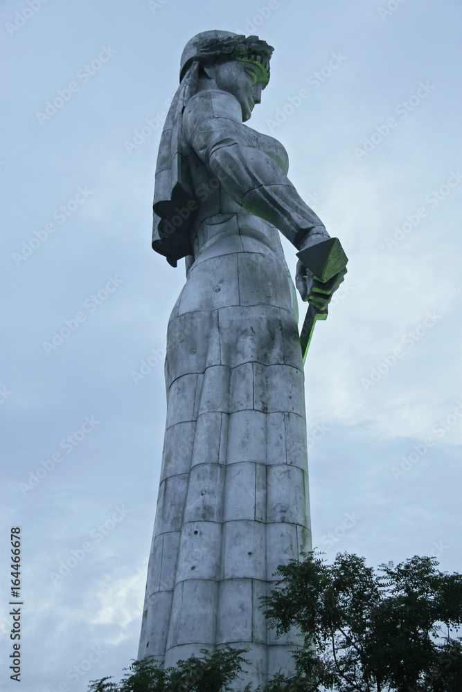 Mother of Georgia statue in Tbilisi Georgia