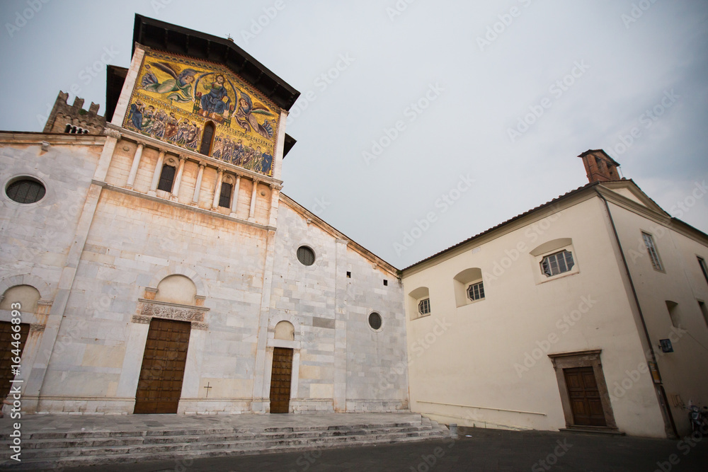 Basilica of San Frediano in Lucca, Tuscany, Italy