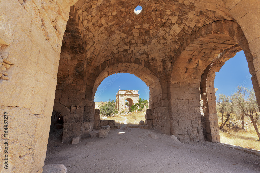 Roman ruins in Jordan 