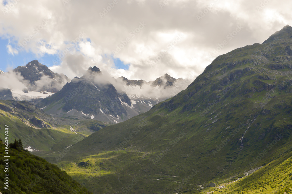 The Silvretta massif in the Central The Silvretta massif in the Central