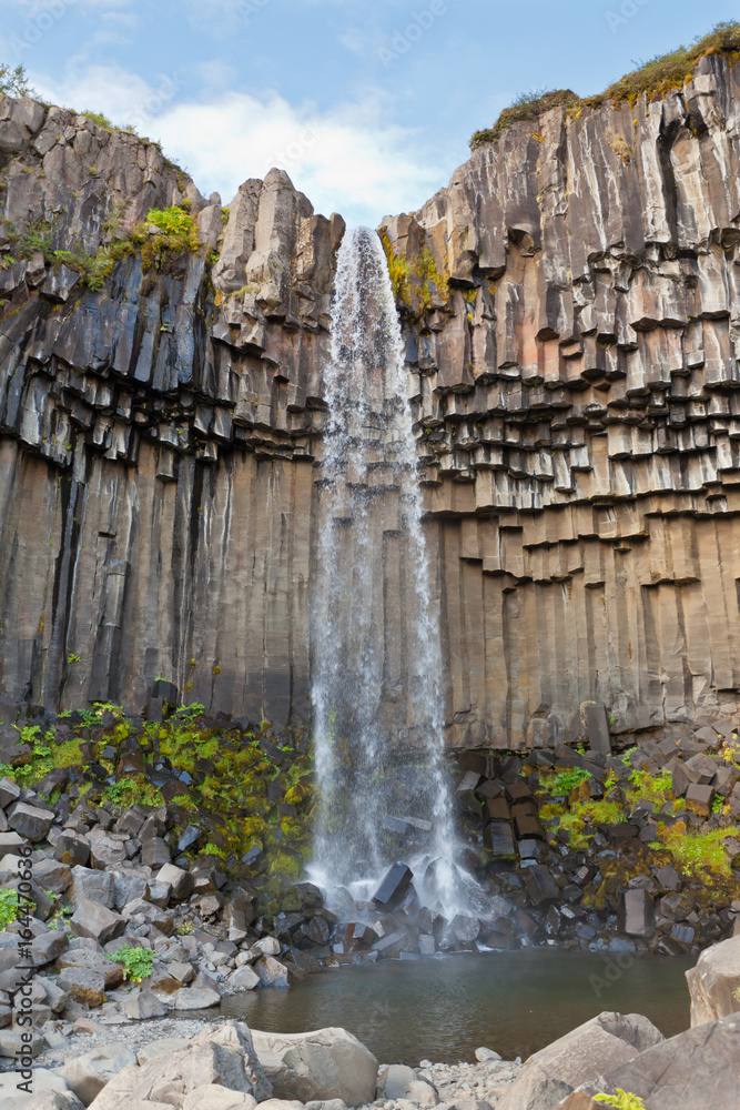 Svartifoss Waterfall in Iceland