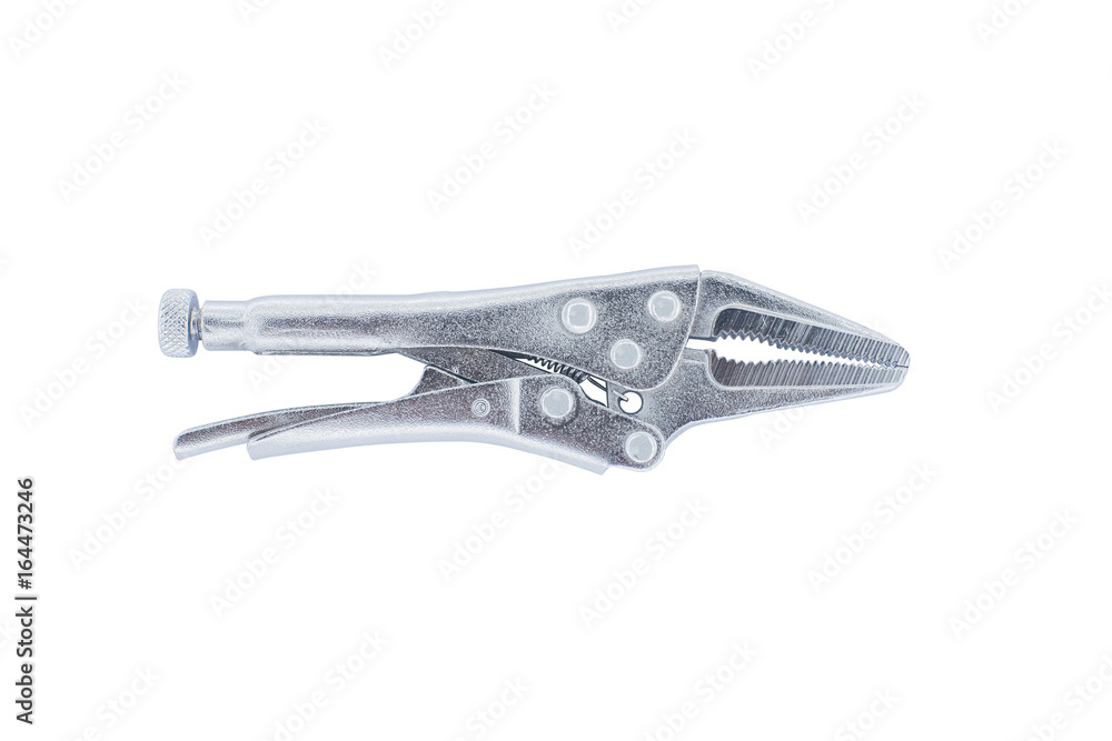 isolated locking plier isolated locking plier