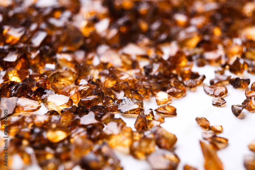 Brown Amber stones background Brown Amber stones background