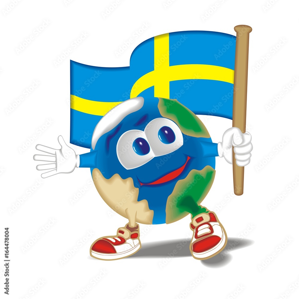 Planet_with_flag_Sweden Planet_with_flag_Sweden