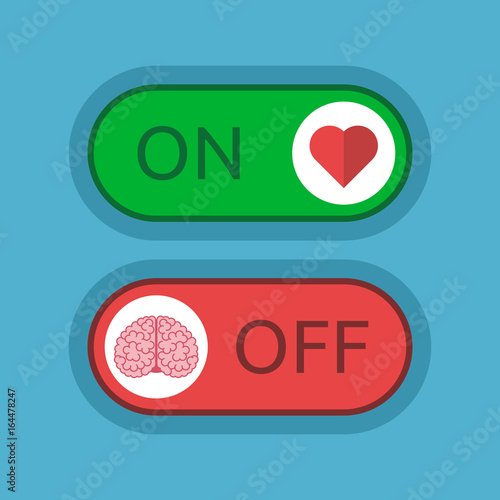 Heart on, brain off
