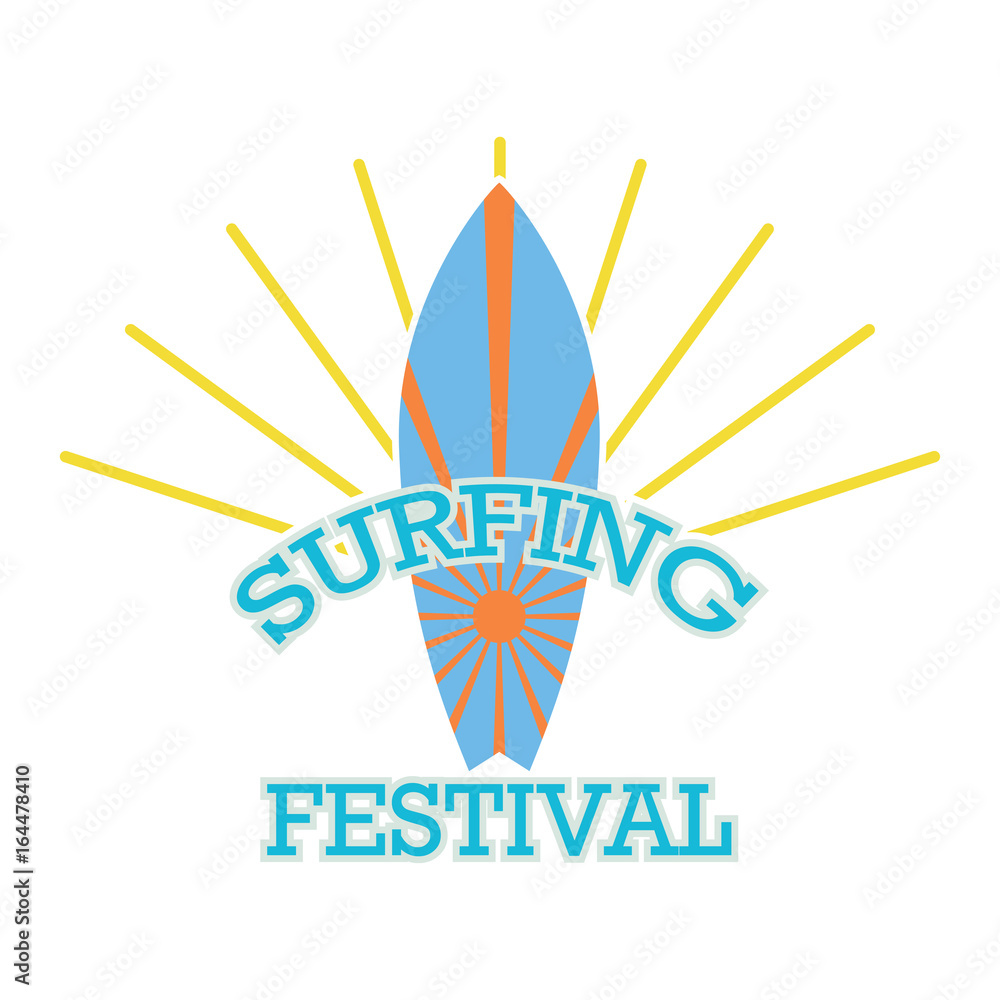 surfing festival banner for surfing competition. vector illustration surfing festival banner for surfing competition. vector illustration