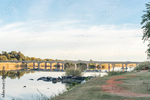 Road bridge over the Orange River at Upington © dpreezg