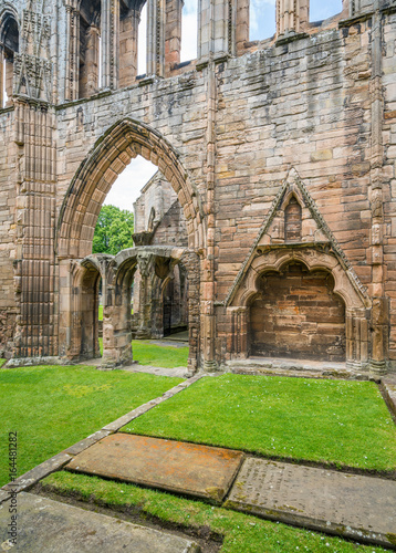 Elgin Cathedral, historic ruin in Elgin, Moray, north-east Scotland