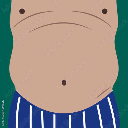 Fat beer belly
