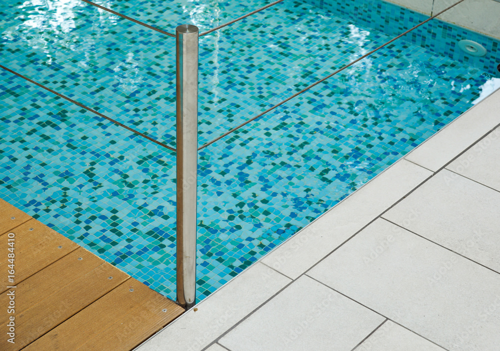 Detail of Swimming Pool - Clear Blue Water
