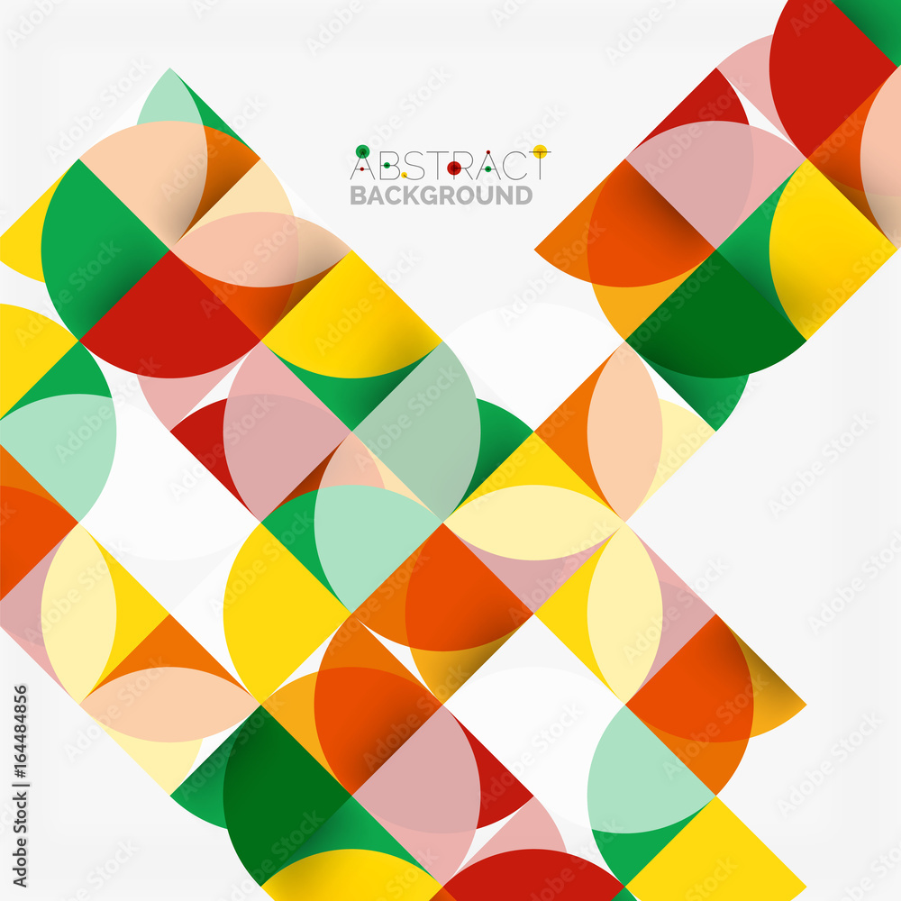 Modern geometrical abstract background circles Modern geometrical abstract background circles