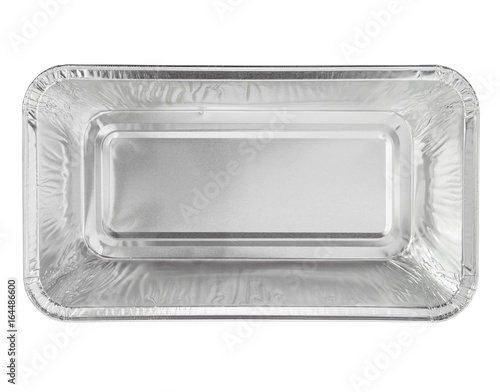 foil food container tray with blank
