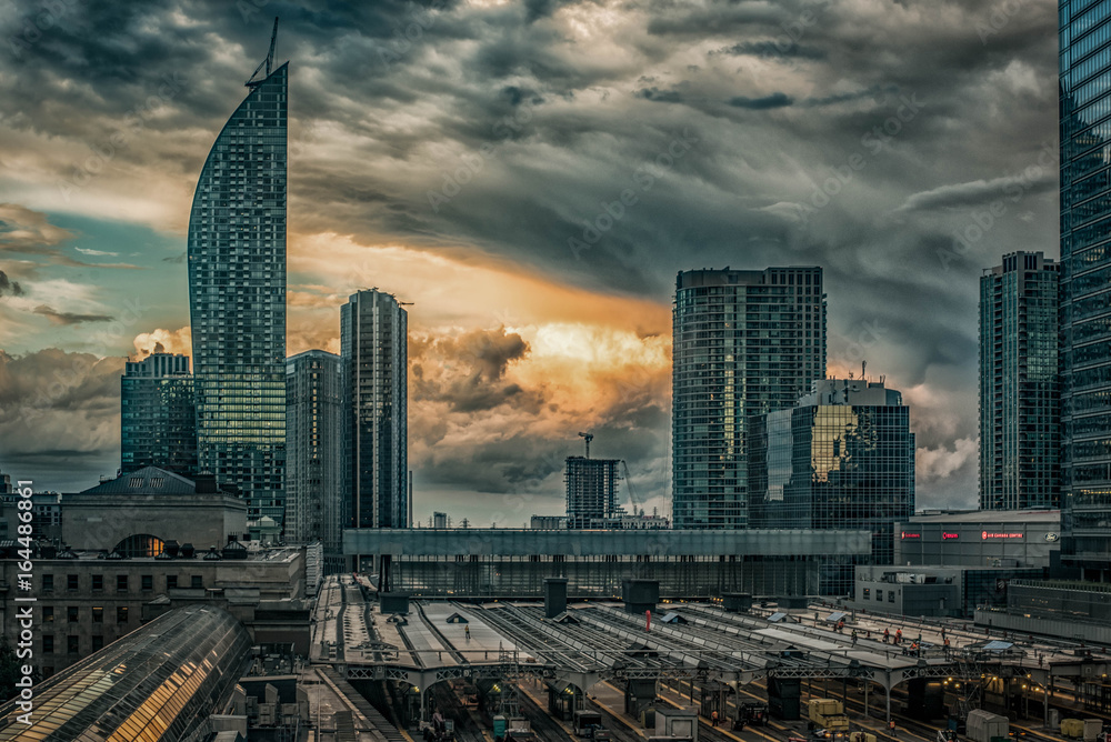 Dramatic Clouds Over Toronto