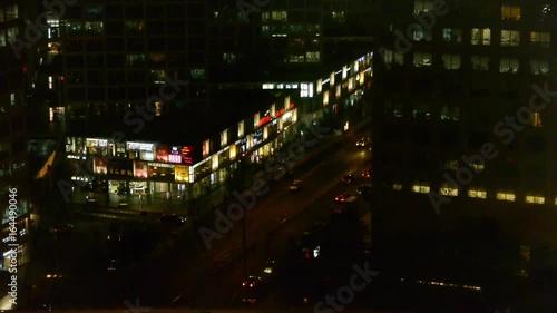 Wallpaper Mural nighttime traffic in an urban city,China. Torontodigital.ca