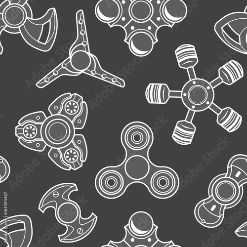 Fidget hand spinner toy pattern