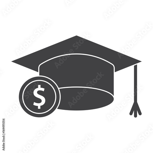 529 college savings plan concept with graduation cap and coin