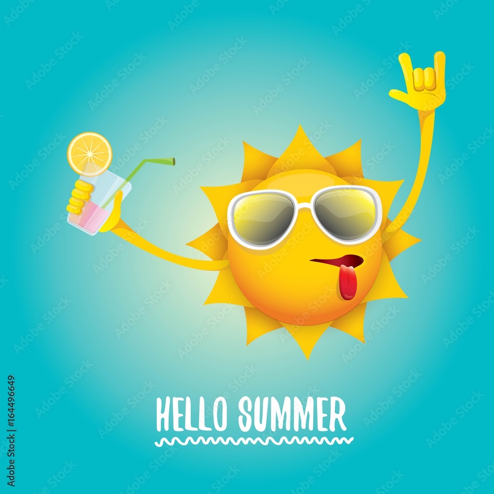 hello summer rock n roll vector label or logo. hello summer rock n roll vector label or logo.