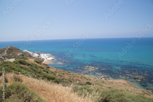 Vecchia casa sulla costa meridionale della Sicilia