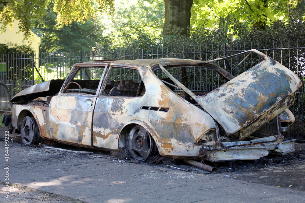 Torched Car